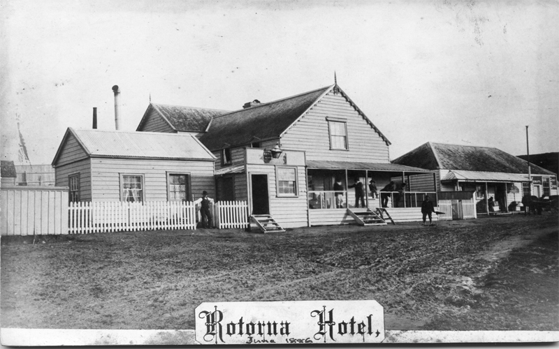 The first Rotorua Library 1886